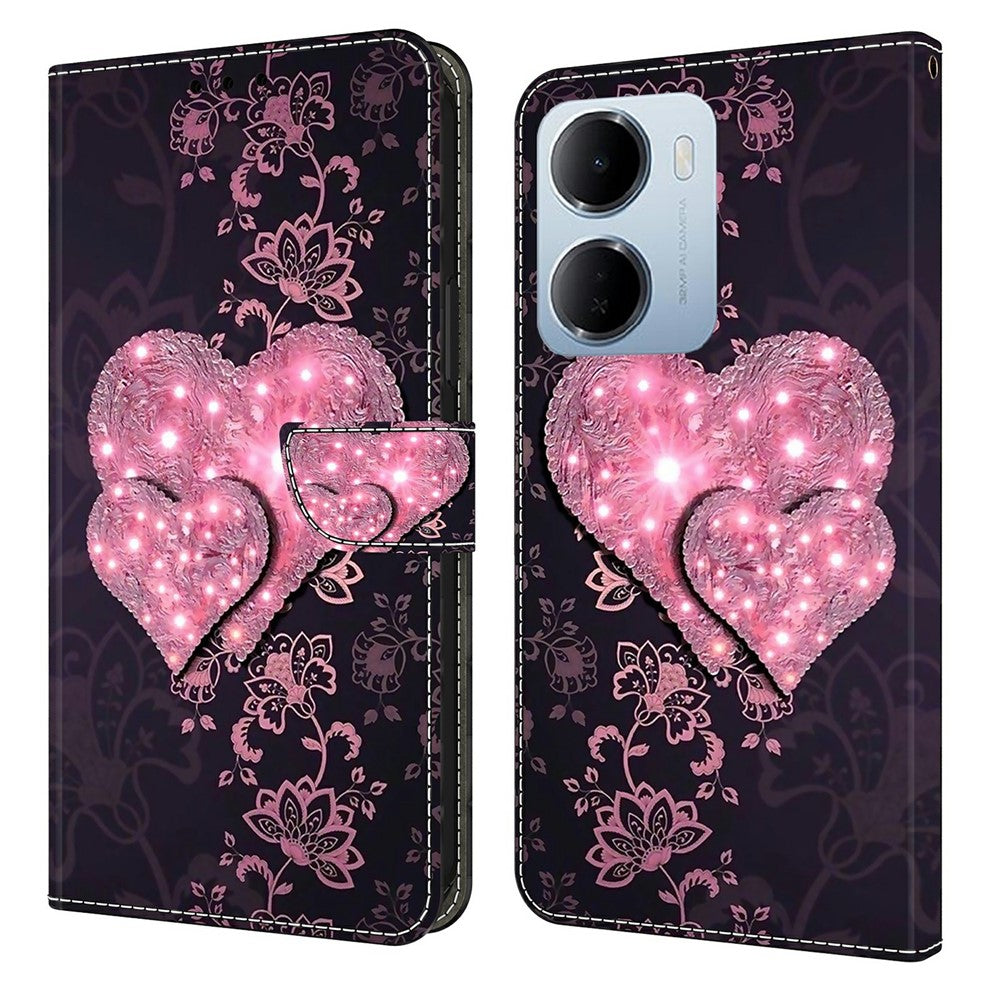 Wallet Case for Xiaomi Redmi 15a 5G / R70 5G / R70m 5G 3D Pattern PU Leather Phone Cover with Stand