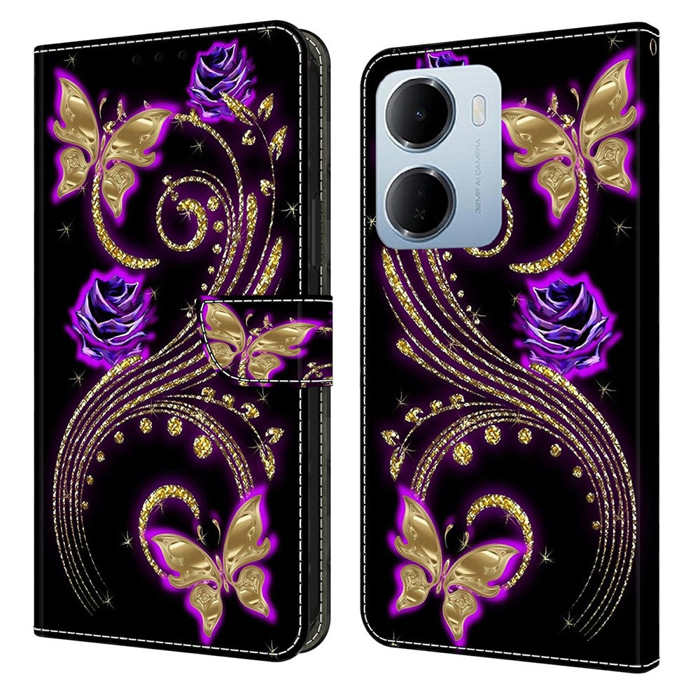 Wallet Case for Xiaomi Redmi 15a 5G / R70 5G / R70m 5G 3D Pattern PU Leather Phone Cover with Stand