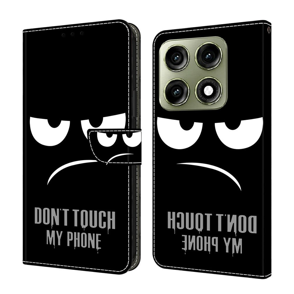 Til Motorola Edge 70 Pro+ 5G / Edge 70 Pro 5G Pung Etui Magnetisk Lås 3D Mønster Læder Telefon Cover