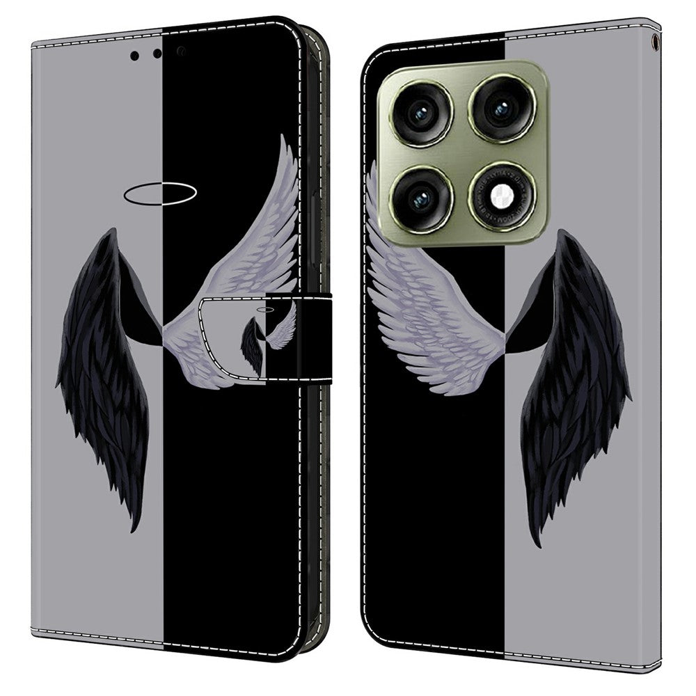 Til Motorola Edge 70 Pro+ 5G / Edge 70 Pro 5G Pung Etui Magnetisk Lås 3D Mønster Læder Telefon Cover