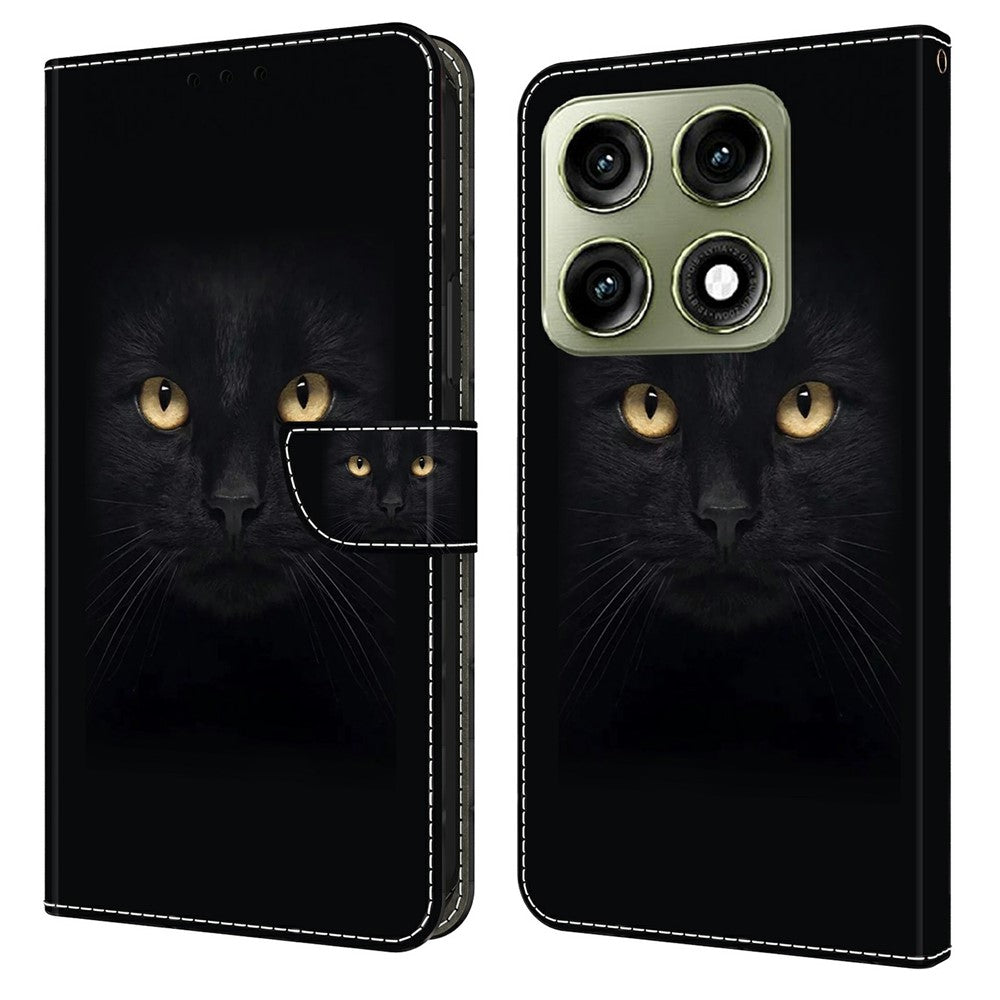 Til Motorola Edge 70 Pro+ 5G / Edge 70 Pro 5G Pung Etui Magnetisk Lås 3D Mønster Læder Telefon Cover