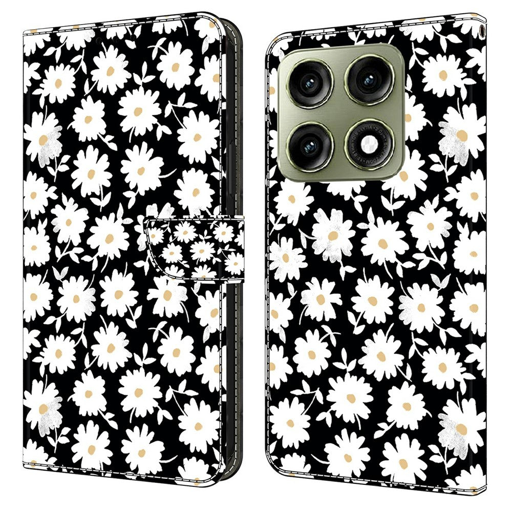 Til Motorola Edge 70 Pro+ 5G / Edge 70 Pro 5G Pung Etui Magnetisk Lås 3D Mønster Læder Telefon Cover
