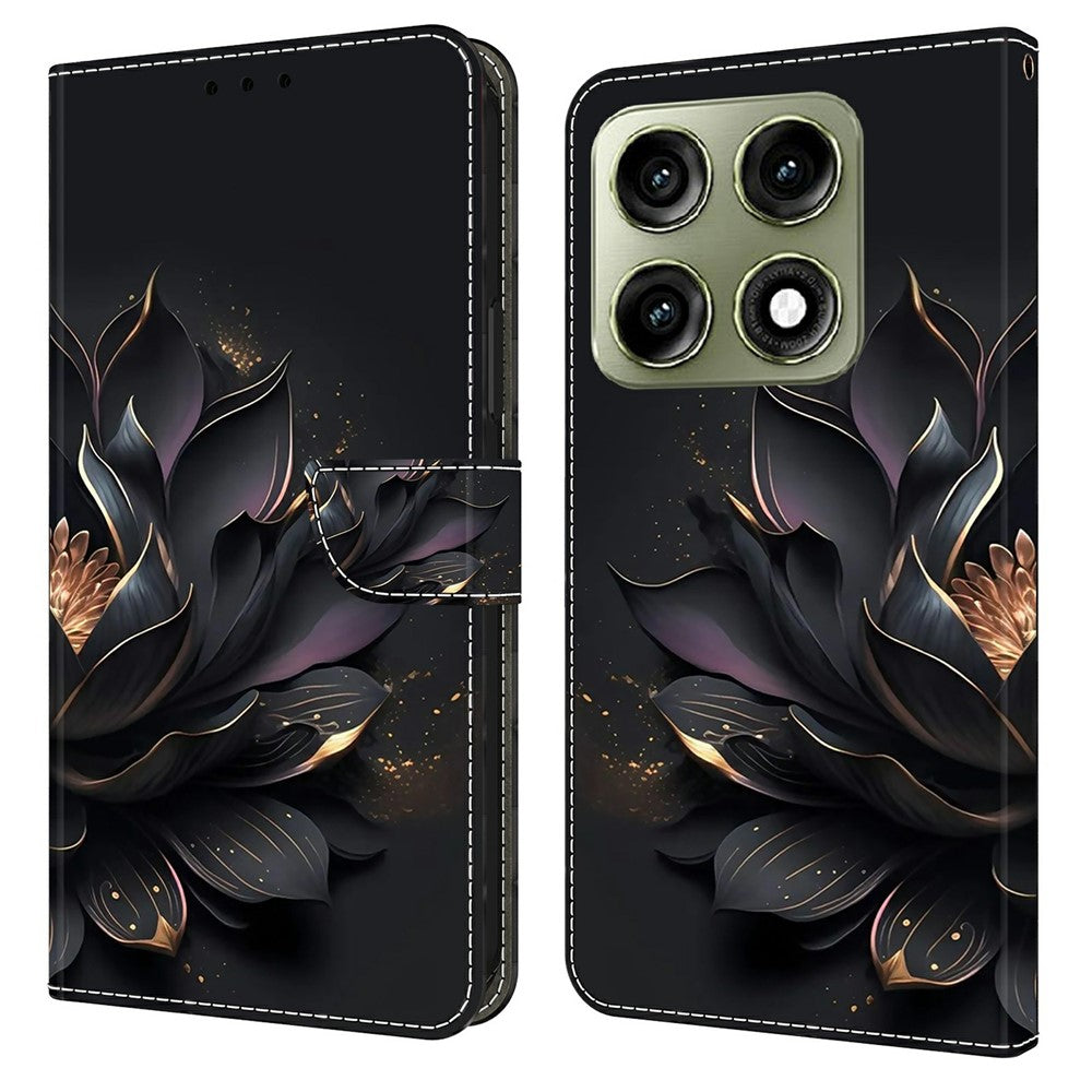 Til Motorola Edge 70 Pro+ 5G / Edge 70 Pro 5G Pung Etui Magnetisk Lås 3D Mønster Læder Telefon Cover