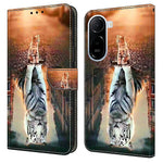 Wallet Case for Xiaomi Redmi A7 Pro 4G (171.56mm) / A7 Pro 5G / Poco C85x 5G Magnetic Clasp 3D Pattern Leather Phone Cover