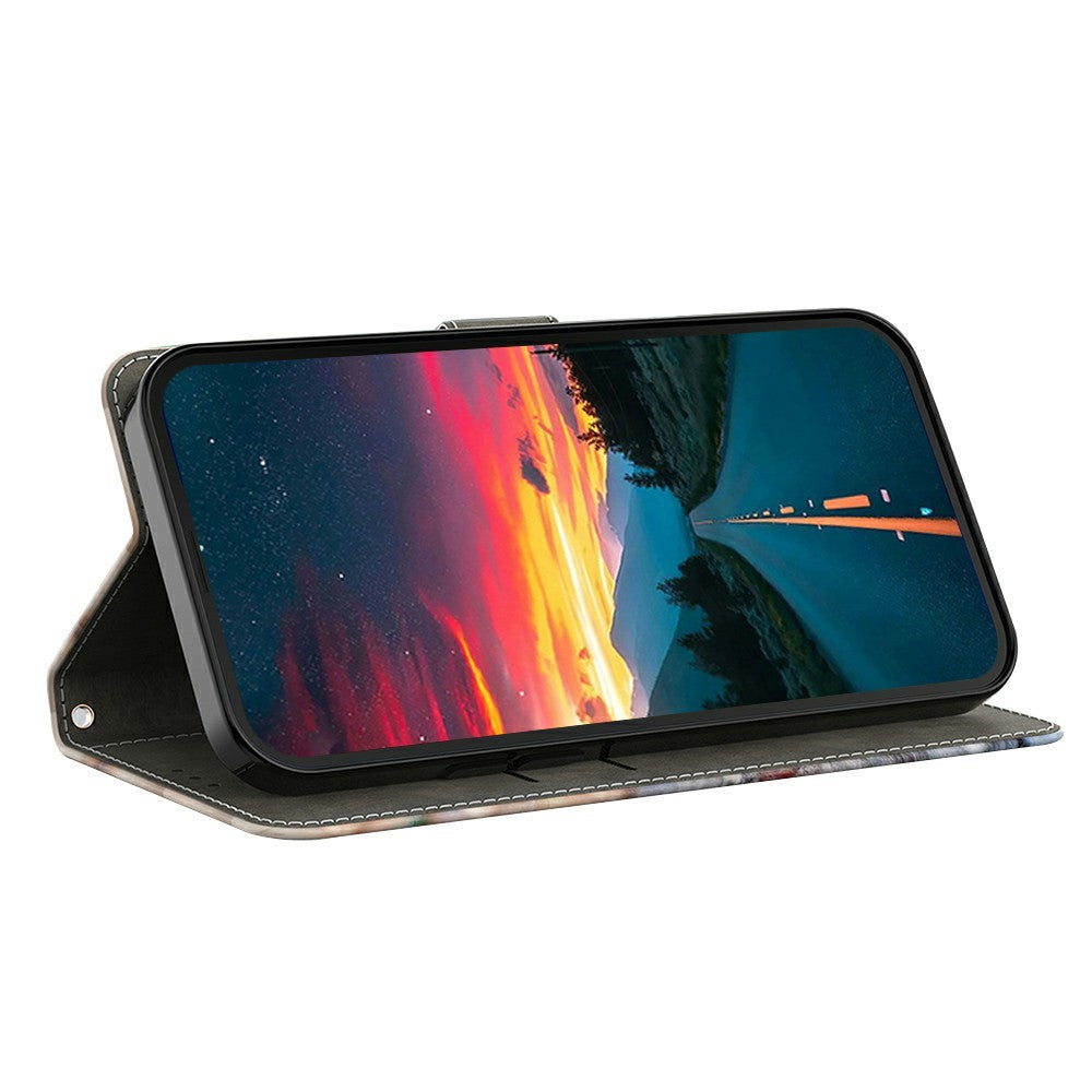 Wallet Case for Xiaomi Redmi 15a 5G / R70 5G / R70m 5G Magnetic Clasp 3D Pattern Leather Phone Cover