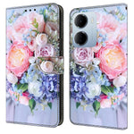 Wallet Case for Xiaomi Redmi 15a 5G / R70 5G / R70m 5G Magnetic Clasp 3D Pattern Leather Phone Cover
