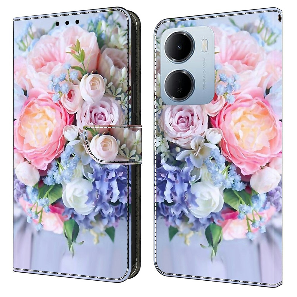 Wallet Case for Xiaomi Redmi 15a 5G / R70 5G / R70m 5G Magnetic Clasp 3D Pattern Leather Phone Cover