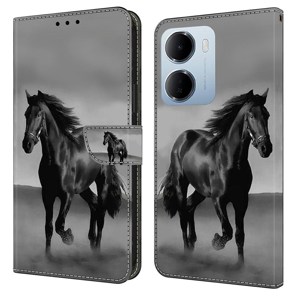 Wallet Case for Xiaomi Redmi 15a 5G / R70 5G / R70m 5G Magnetic Clasp 3D Pattern Leather Phone Cover