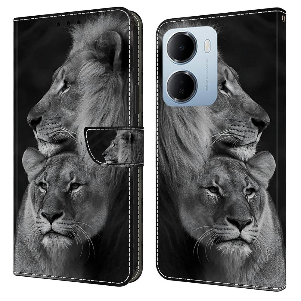 Wallet Case for Xiaomi Redmi 15a 5G / R70 5G / R70m 5G Magnetic Clasp 3D Pattern Leather Phone Cover
