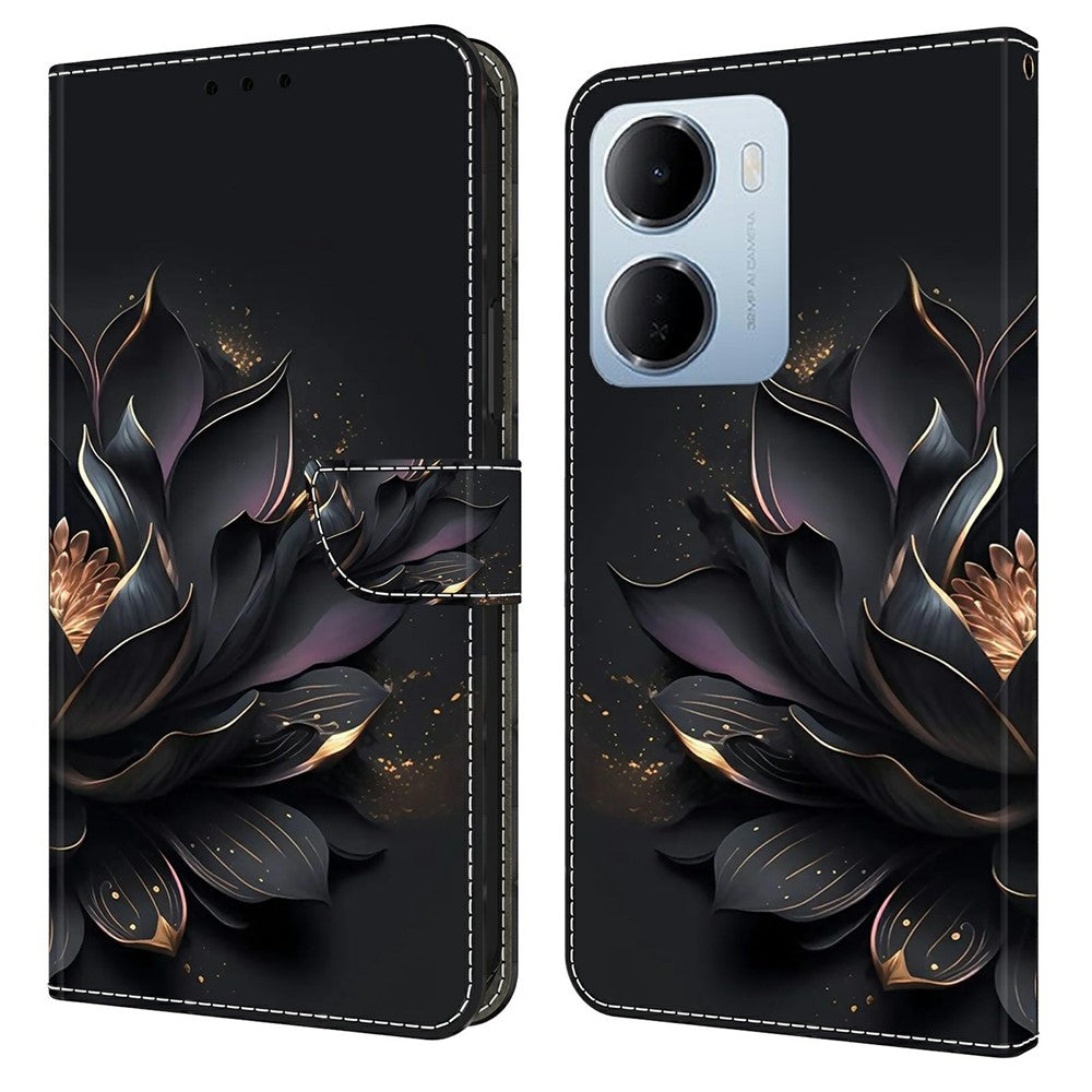 Wallet Case for Xiaomi Redmi 15a 5G / R70 5G / R70m 5G Magnetic Clasp 3D Pattern Leather Phone Cover