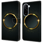 Plånboksfodral för Xiaomi Redmi A7 Pro 4G (171.56mm) / Redmi A7 Pro 5G / Poco C85x 5G PU-lädermobilskal med stativ