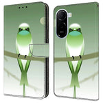 Plånboksfodral för Xiaomi Redmi A7 Pro 4G (171.56mm) / Redmi A7 Pro 5G / Poco C85x 5G PU-lädermobilskal med stativ