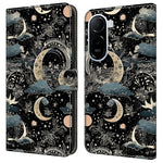 Plånboksfodral för Xiaomi Redmi A7 Pro 4G (171.56mm) / Redmi A7 Pro 5G / Poco C85x 5G PU-lädermobilskal med stativ