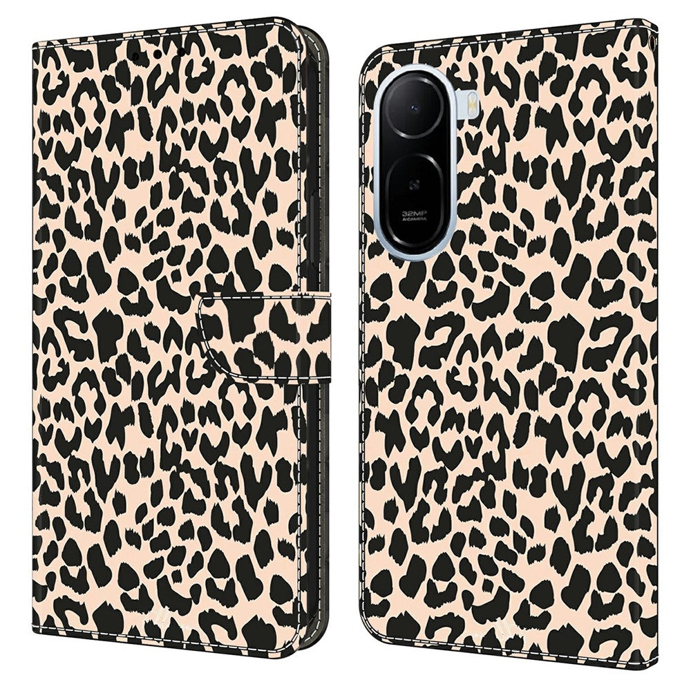 Phone Case For Xiaomi Redmi A7 Pro 5G  /  Redmi A7 Pro 4G (171.56mm)  /  Poco C85x 5G Pattern Printed TPU + PU Leather Flip Cover with Card Slot