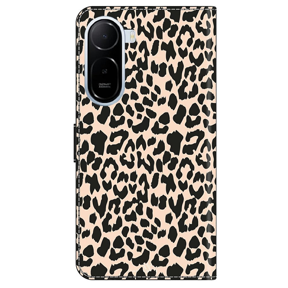 Phone Case For Xiaomi Redmi A7 Pro 5G  /  Redmi A7 Pro 4G (171.56mm)  /  Poco C85x 5G Pattern Printed TPU + PU Leather Flip Cover with Card Slot