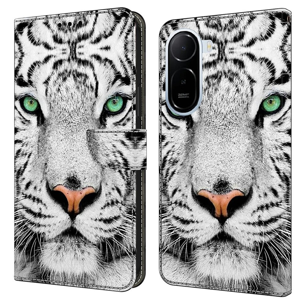 Phone Case For Xiaomi Redmi A7 Pro 5G  /  Redmi A7 Pro 4G (171.56mm)  /  Poco C85x 5G Pattern Printed TPU + PU Leather Flip Cover with Card Slot