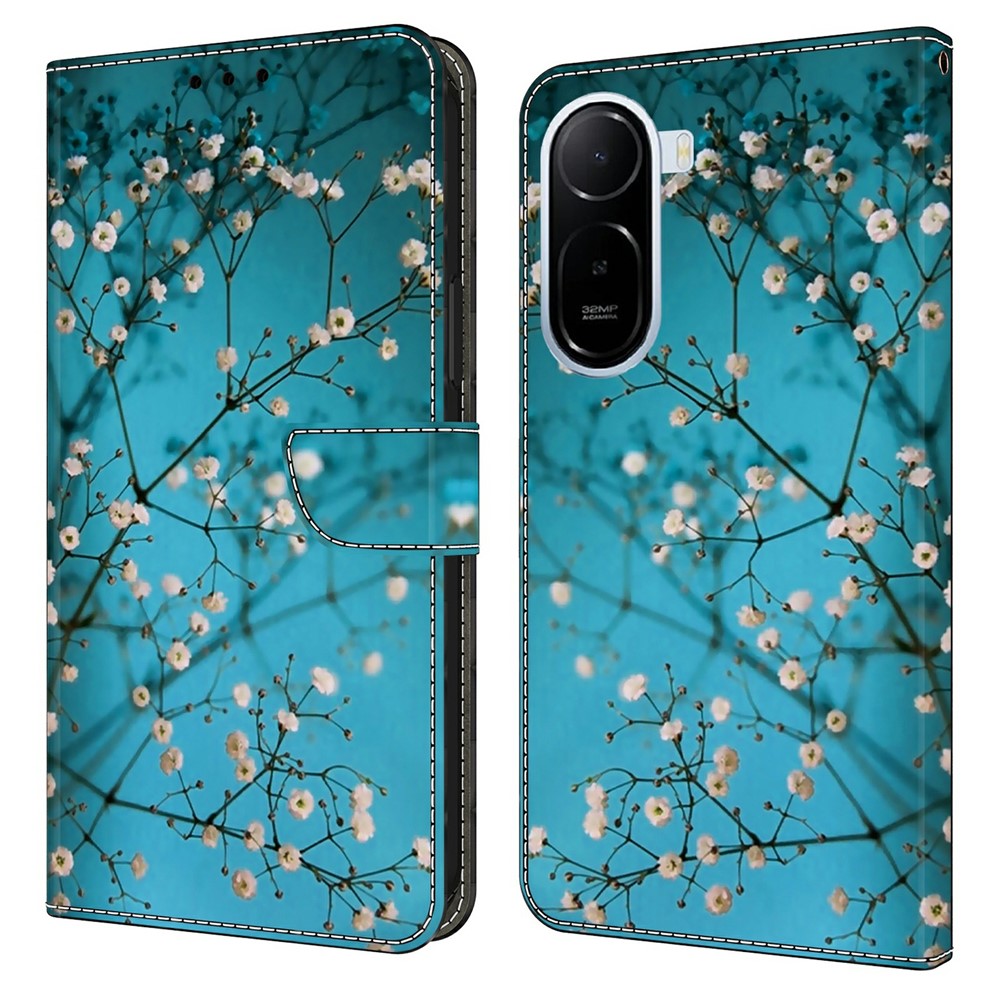 Phone Case For Xiaomi Redmi A7 Pro 5G  /  Redmi A7 Pro 4G (171.56mm)  /  Poco C85x 5G Pattern Printed TPU + PU Leather Flip Cover with Card Slot