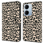 mobilskal till Xiaomi Redmi 15a 5G / R70 5G / R70m 5G Mönstertryckt TPU + PU-läder Flipfodral med kortplats