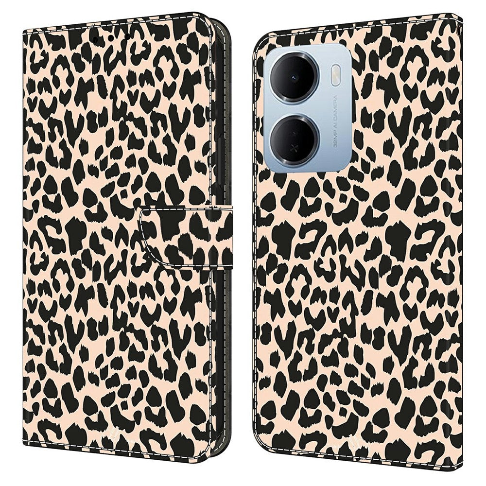 mobilskal till Xiaomi Redmi 15a 5G / R70 5G / R70m 5G Mönstertryckt TPU + PU-läder Flipfodral med kortplats