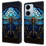 mobilskal till Xiaomi Redmi 15a 5G / R70 5G / R70m 5G Mönstertryckt TPU + PU-läder Flipfodral med kortplats