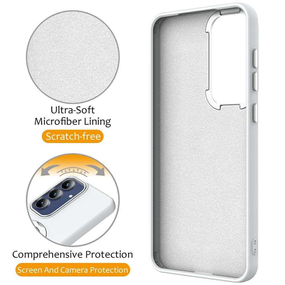 Til Samsung Galaxy A27 5G Magnetisk cover Roterende ringstativ TPU + PC bagcover