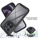 For Motorola Moto G77 5G / G67 5G Case Anti Drop 2 in 1 PC + TPU Phone Cover