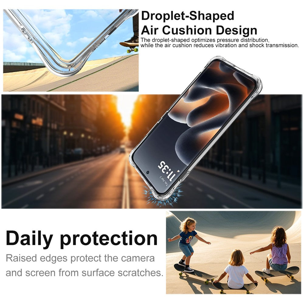 IMAK Cover til Motorola Edge 70 Pro 5G / Edge 70 Pro+ 5G TPU-telefoncover Airbag Stødsikker beskyttelse