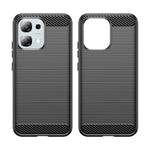 TPU Case For Oppo A6 Pro 4G / A6 Pro 5G / F31 5G Protective Phone Cover Carbon Fiber Texture Brushed