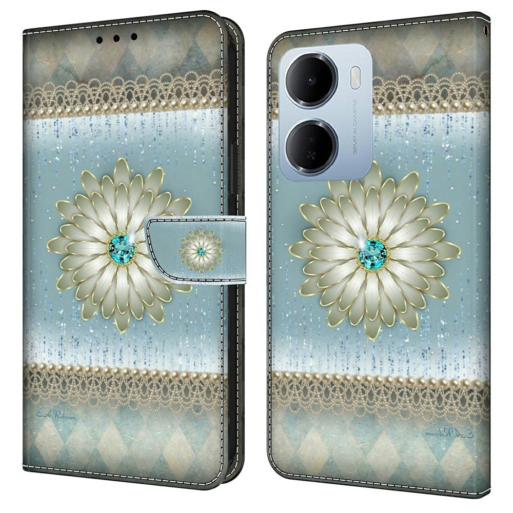 Wallet Case For Xiaomi Redmi 15a 5G  /  R70 5G  /  R70m 5G Pattern Printing Stand Leather Flip Phone Cover