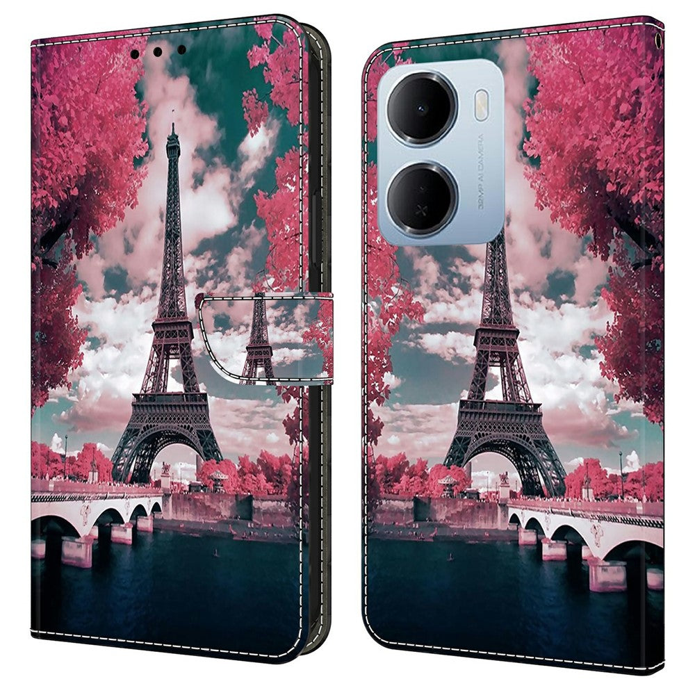 Wallet Case For Xiaomi Redmi 15a 5G  /  R70 5G  /  R70m 5G Pattern Printing Stand Leather Flip Phone Cover