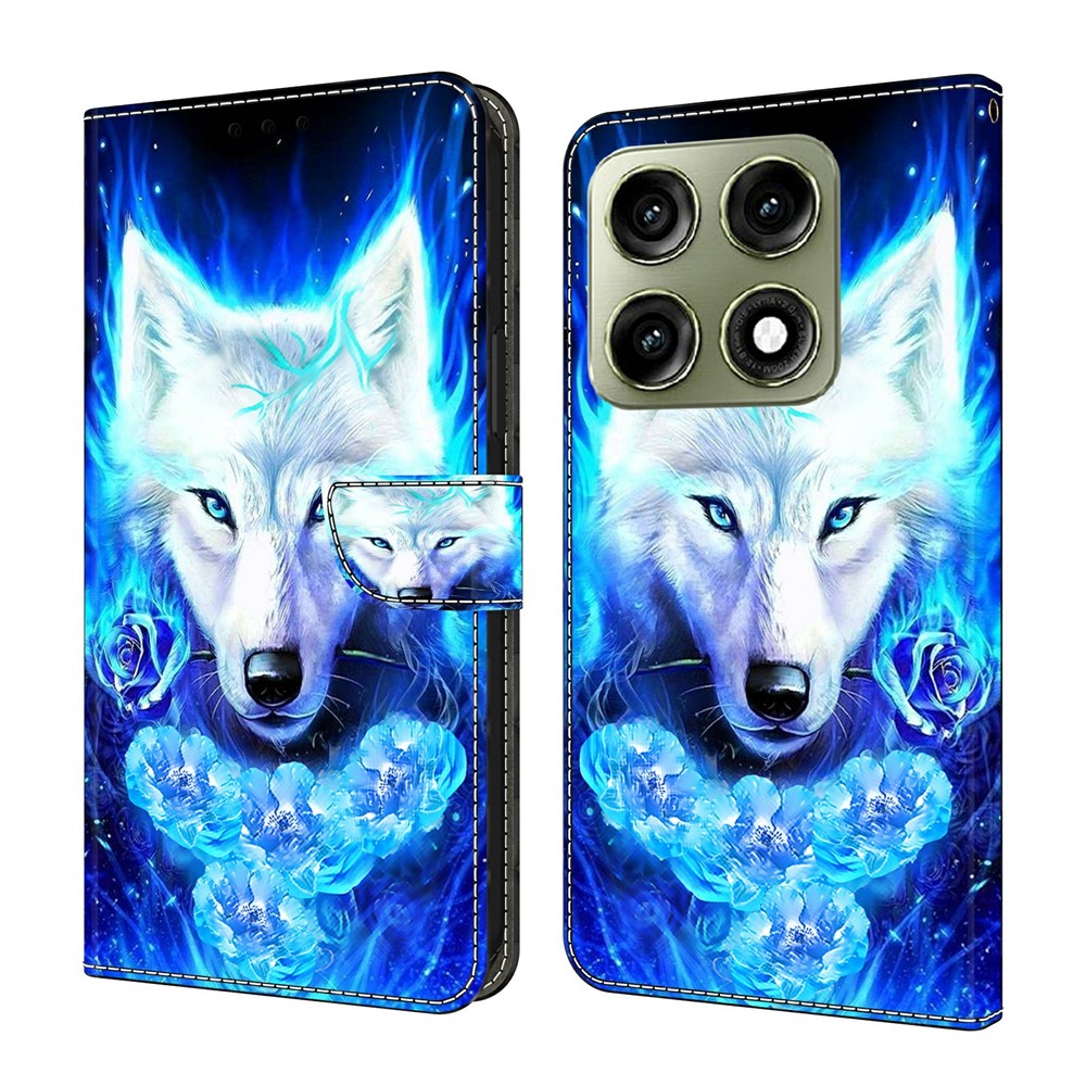 For Motorola Edge 70 Pro+ 5G / Edge 70 Pro 5G Leather Case Pattern Printing Stand Flip Phone Cover