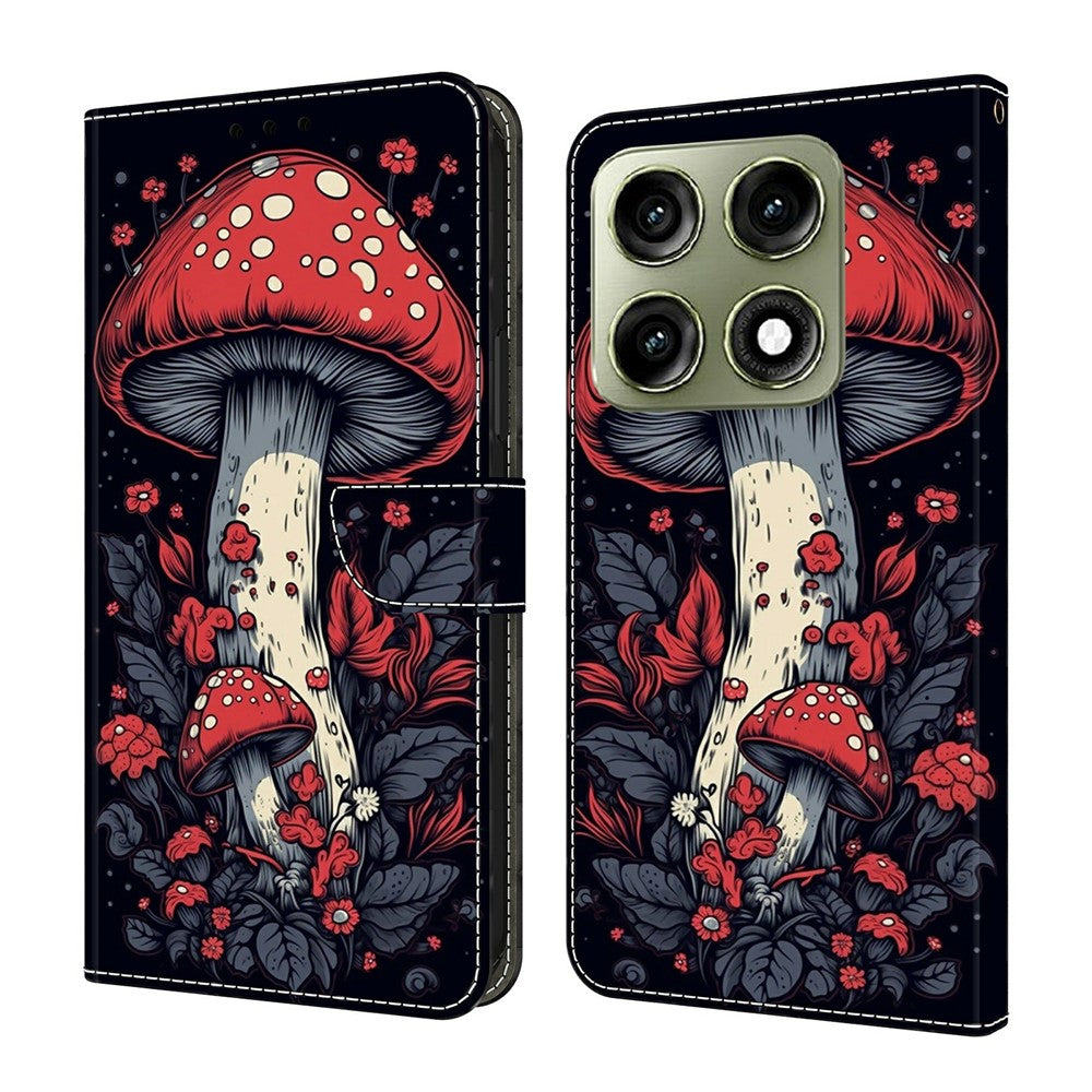 For Motorola Edge 70 Pro+ 5G / Edge 70 Pro 5G Leather Case Pattern Printing Stand Flip Phone Cover