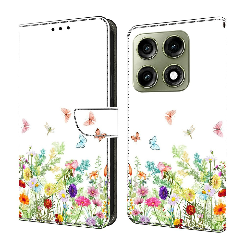 For Motorola Edge 70 Pro+ 5G / Edge 70 Pro 5G Leather Case Pattern Printing Stand Flip Phone Cover
