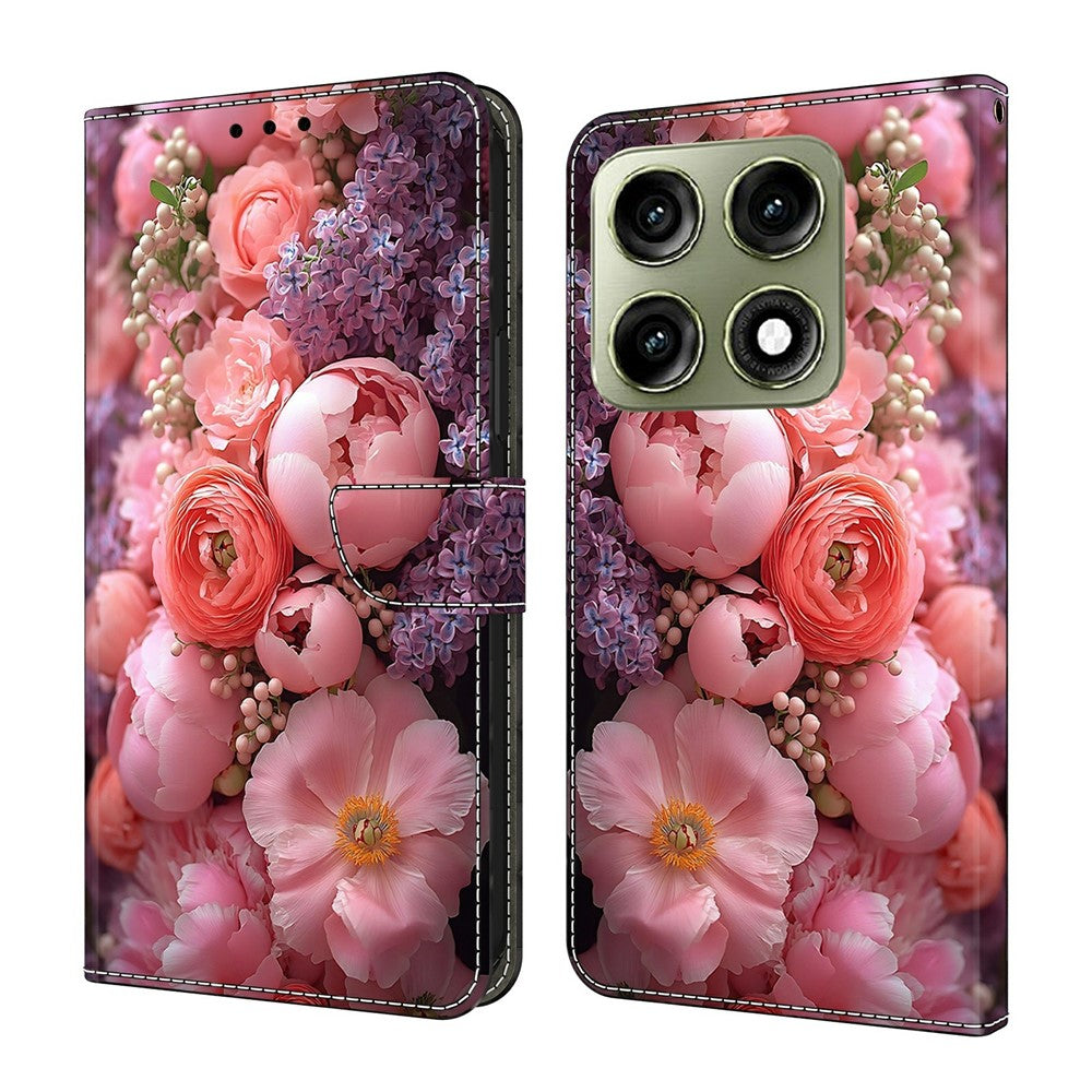 For Motorola Edge 70 Pro+ 5G / Edge 70 Pro 5G Leather Case Pattern Printing Stand Flip Phone Cover