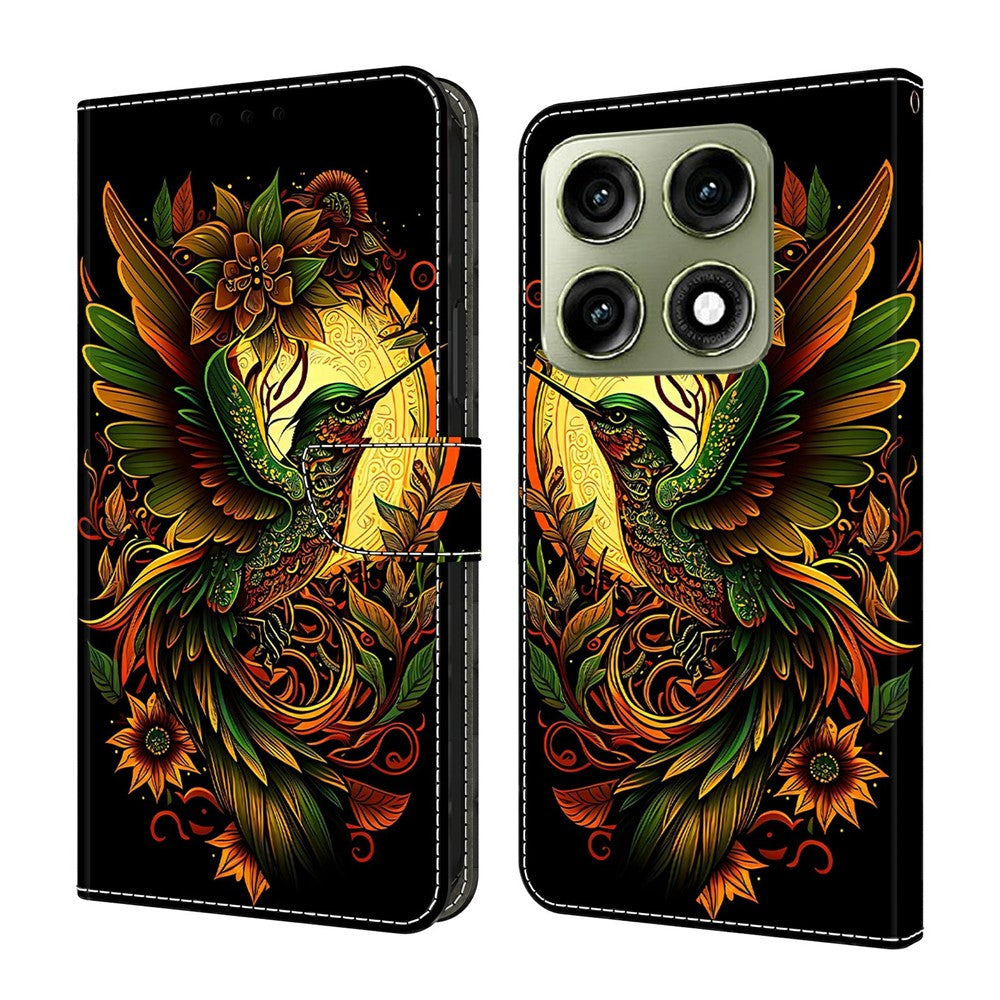 For Motorola Edge 70 Pro+ 5G / Edge 70 Pro 5G Leather Case Pattern Printing Stand Flip Phone Cover