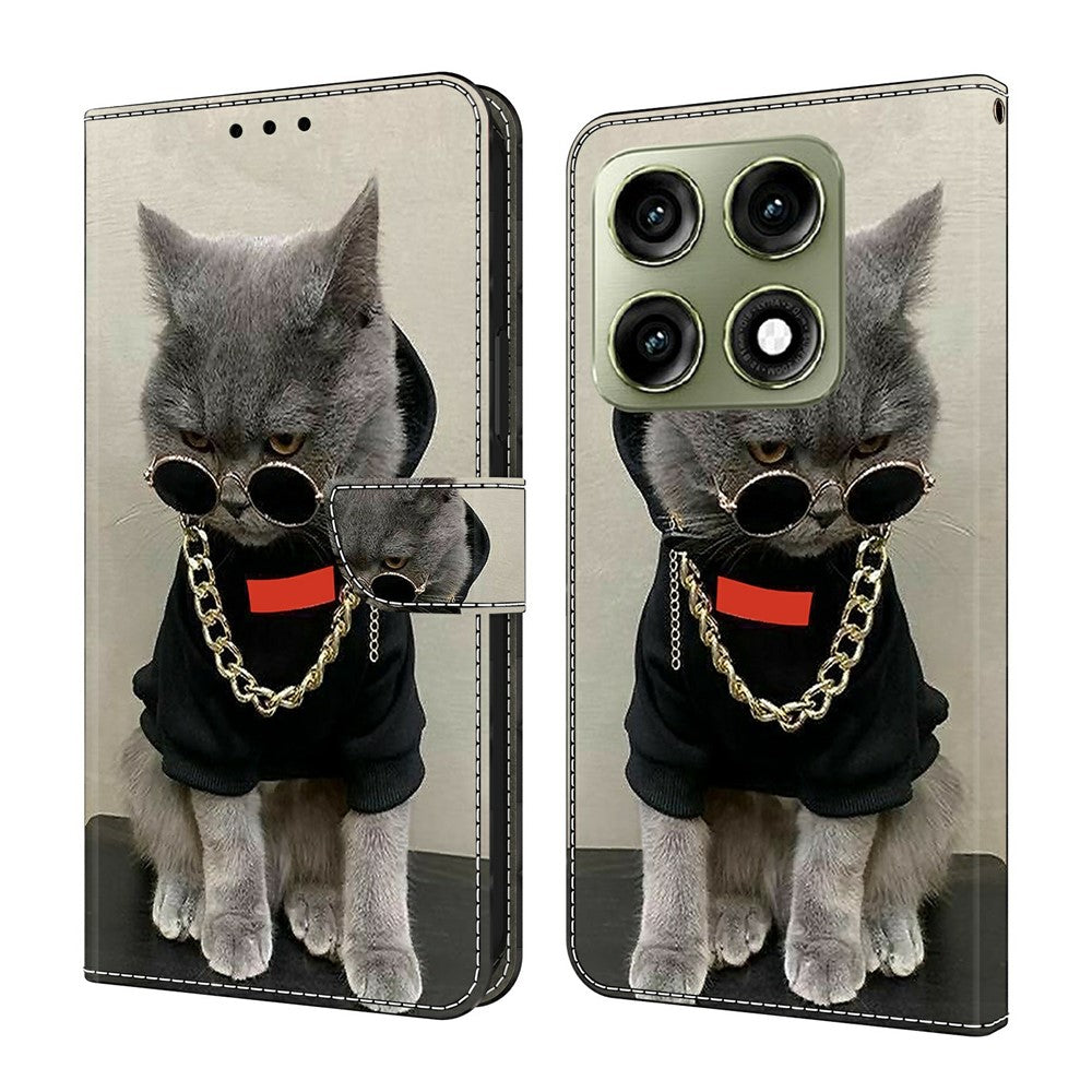 For Motorola Edge 70 Pro+ 5G / Edge 70 Pro 5G Leather Case Pattern Printing Stand Flip Phone Cover