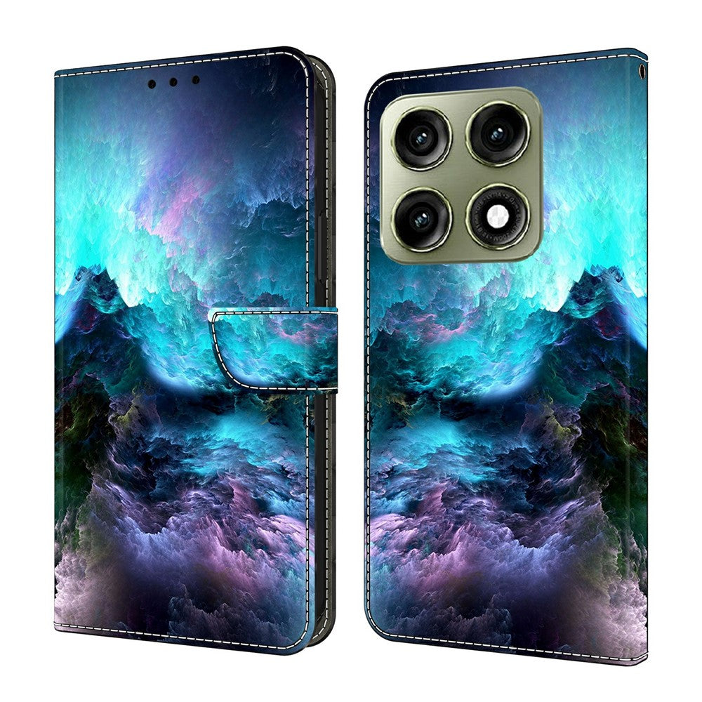 For Motorola Edge 70 Pro+ 5G / Edge 70 Pro 5G Leather Case Pattern Printing Stand Flip Phone Cover