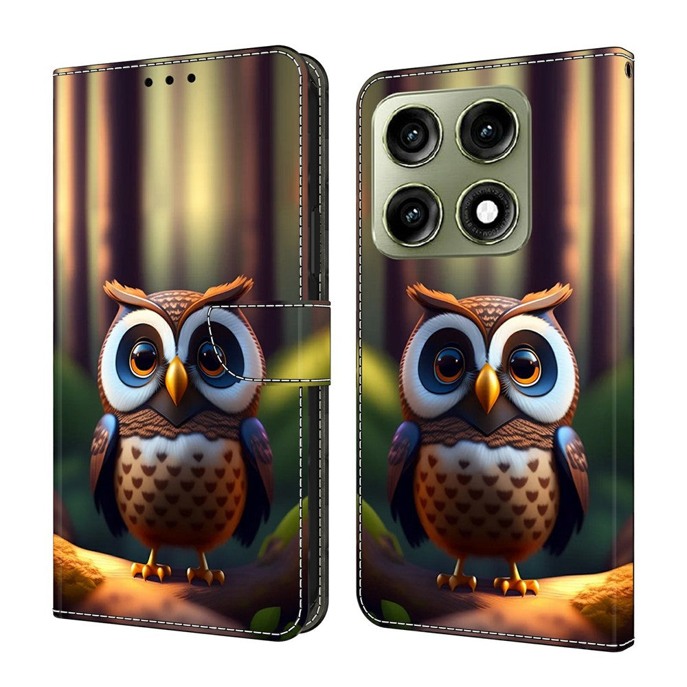 For Motorola Edge 70 Pro+ 5G / Edge 70 Pro 5G Leather Case Pattern Printing Stand Flip Phone Cover