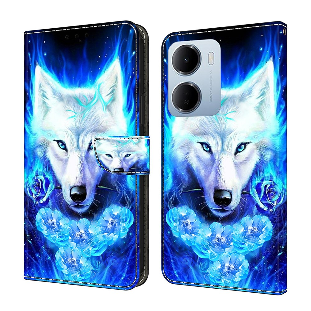 Leather Case For Xiaomi Redmi 15a 5G / R70 5G / R70m 5G Pattern Printing Stand Flip Phone Cover
