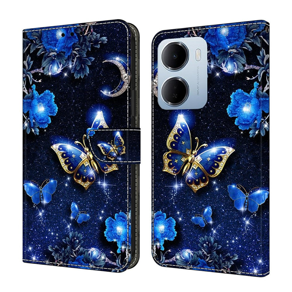Leather Case For Xiaomi Redmi 15a 5G / R70 5G / R70m 5G Pattern Printing Stand Flip Phone Cover