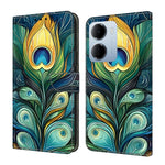 Leather Case For Xiaomi Redmi 15a 5G / R70 5G / R70m 5G Pattern Printing Stand Flip Phone Cover