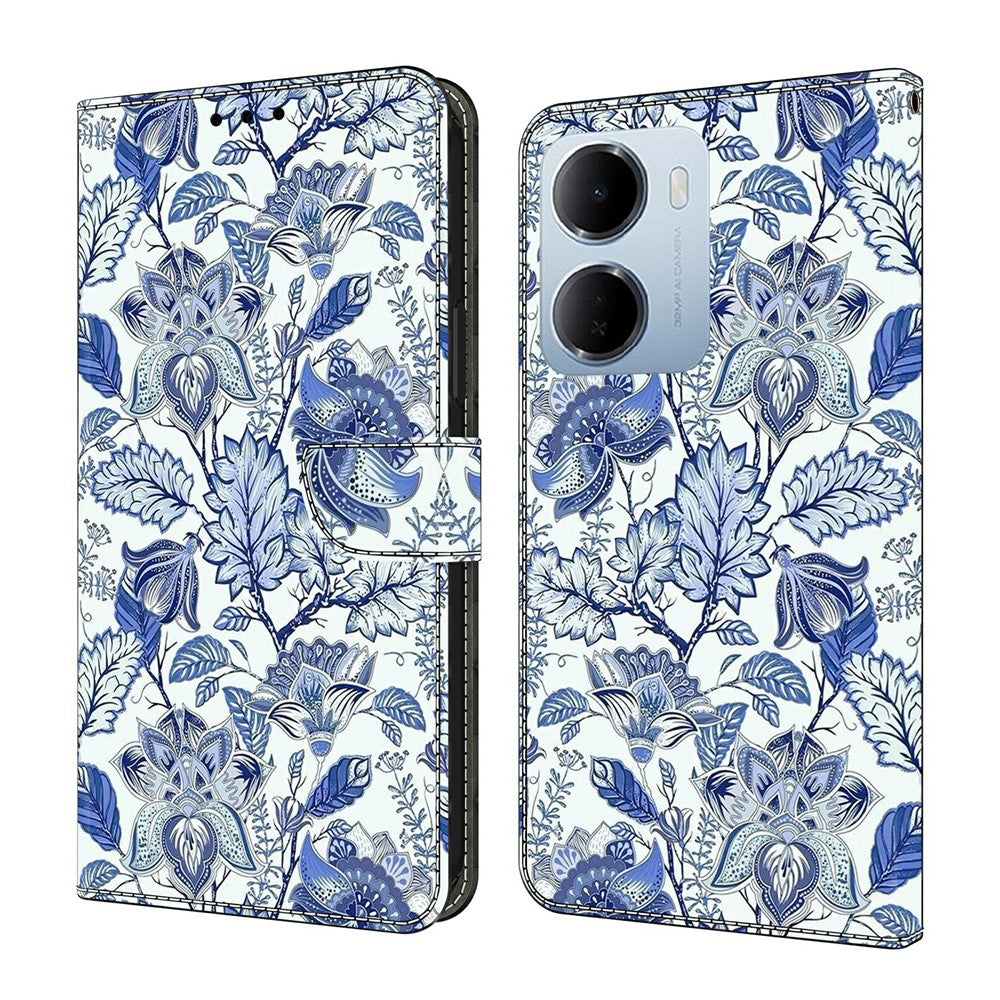 Leather Case For Xiaomi Redmi 15a 5G / R70 5G / R70m 5G Pattern Printing Stand Flip Phone Cover