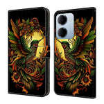 Leather Case For Xiaomi Redmi 15a 5G / R70 5G / R70m 5G Pattern Printing Stand Flip Phone Cover