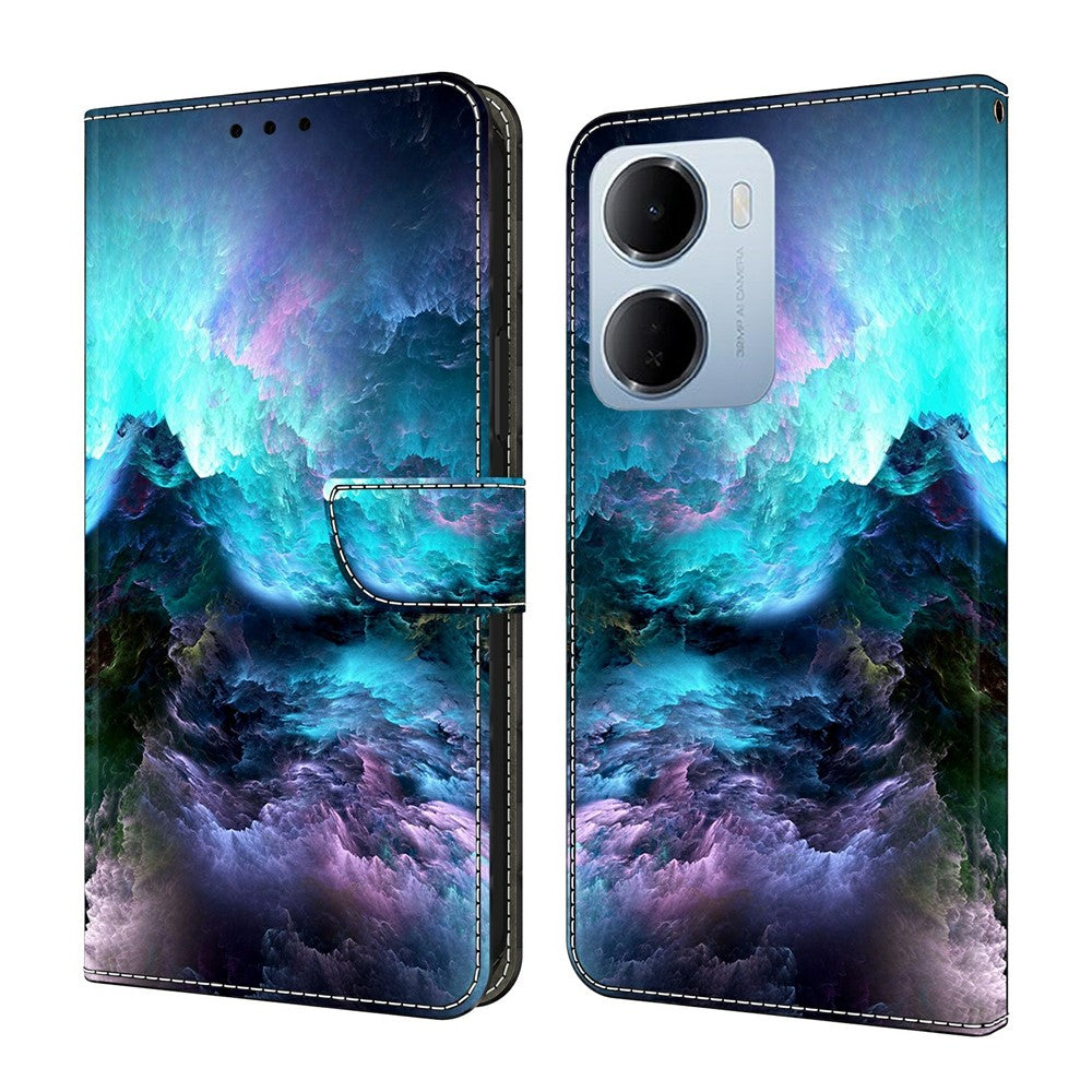 Leather Case For Xiaomi Redmi 15a 5G / R70 5G / R70m 5G Pattern Printing Stand Flip Phone Cover