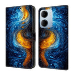 Leather Case For Xiaomi Redmi 15a 5G / R70 5G / R70m 5G Pattern Printing Stand Flip Phone Cover