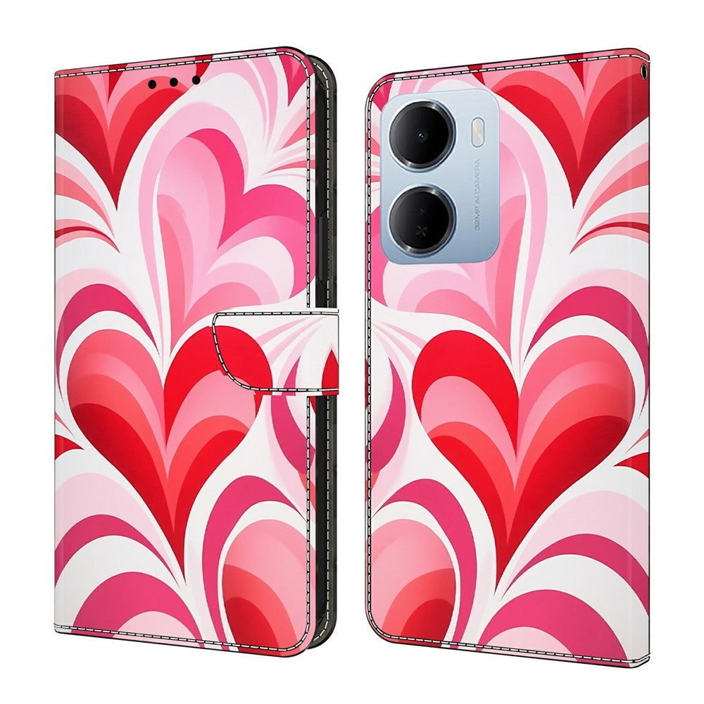 Plånboksfodral för Xiaomi Redmi 15a 5G / R70 5G / R70m 5G stativmönster tryck PU-läder flipfodral