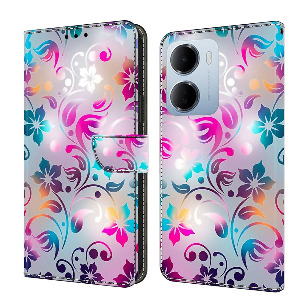 Plånboksfodral för Xiaomi Redmi 15a 5G / R70 5G / R70m 5G stativmönster tryck PU-läder flipfodral
