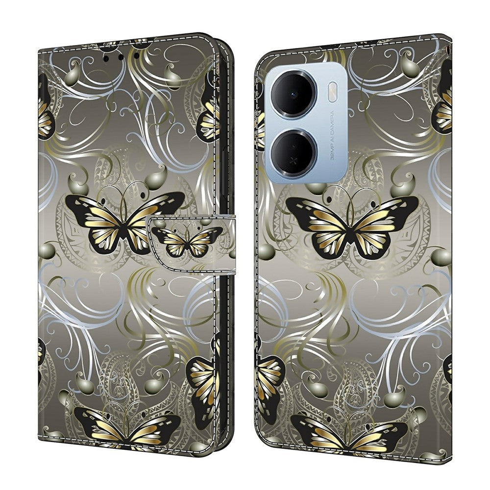 Wallet Case For Xiaomi Redmi 15a 5G  /  R70 5G  /  R70m 5G Stand Pattern Printing PU Leather Flip Phone Cover