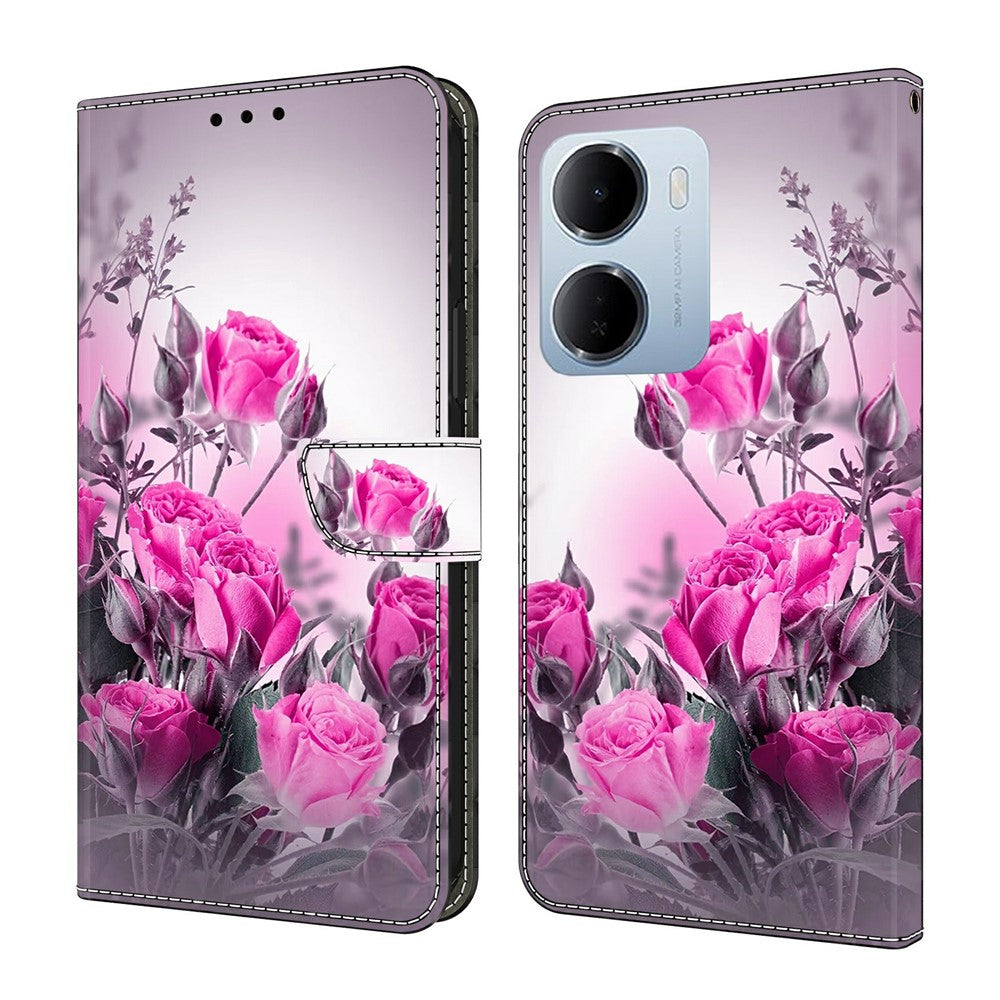 Plånboksfodral för Xiaomi Redmi 15a 5G / R70 5G / R70m 5G stativmönster tryck PU-läder flipfodral