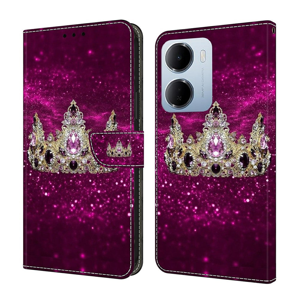 Wallet Case For Xiaomi Redmi 15a 5G  /  R70 5G  /  R70m 5G Stand Pattern Printing PU Leather Flip Phone Cover